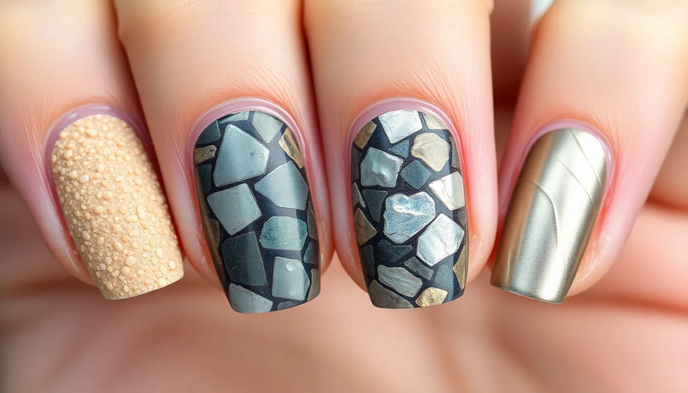 30 Stunning Abstract Nail Art Ideas to Transform Your Manicure Game 4 30 Stunning Abstract Nail Art Ideas to Transform Your Manicure Game 3