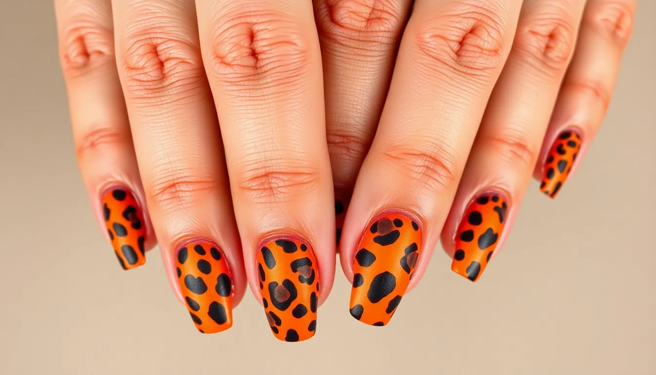25 Stunning Cheetah Nail Ideas That'll Make You Feel Fierce and Fabulous 4 25 Stunning Cheetah Nail Ideas That'll Make You Feel Fierce and Fabulous 3