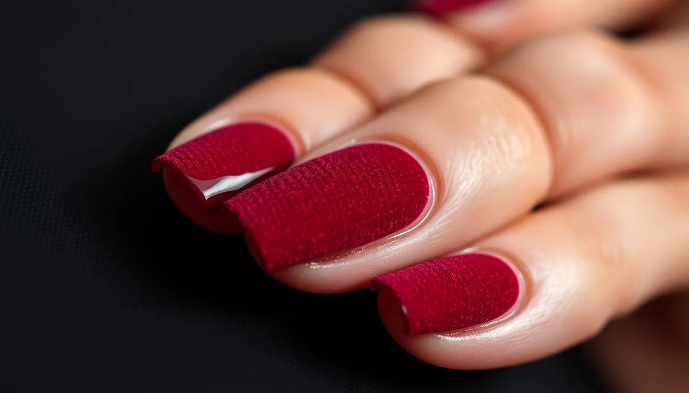 50+ Stunning Dark Red Nail Ideas: From Burgundy to Wine Red Designs (2025) 4 50+ Stunning Dark Red Nail Ideas: From Burgundy to Wine Red Designs (2025) 3