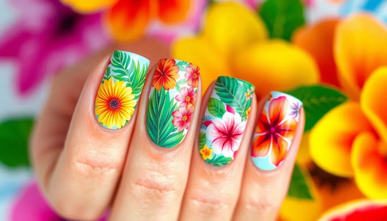 15 Easy Summer Nail Art Ideas You Can DIY at Home (Step-by-Step Guide) 4 15 Easy Summer Nail Art Ideas You Can DIY at Home (Step-by-Step Guide) 3