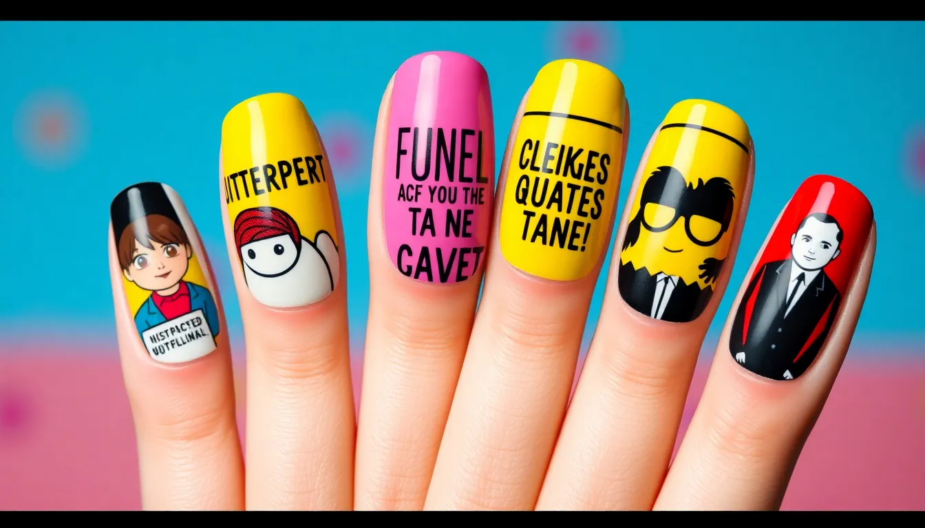 50+ Hilarious Funny Nail Art Ideas That'll Make Everyone Laugh (Easy DIY Guide) 3