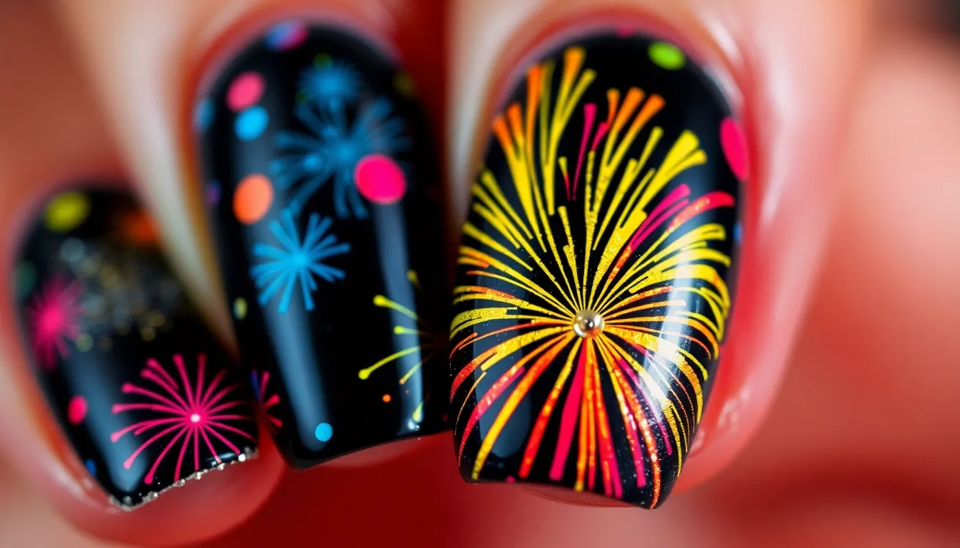 50+ Stunning Nail Art Ideas for New Year That'll Make You Sparkle All Night 4 50+ Stunning Nail Art Ideas for New Year That'll Make You Sparkle All Night 3
