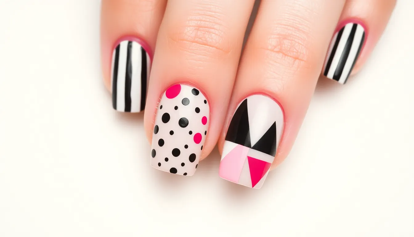 50+ Simple Nail Ideas You Can Do at Home in 10 Minutes or Less 3