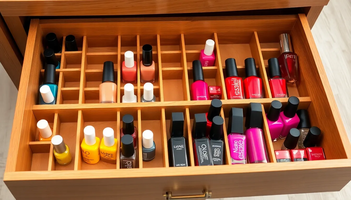 25 Genius Nail Polish Organizer Ideas to Transform Your Beauty Space 4 25 Genius Nail Polish Organizer Ideas to Transform Your Beauty Space 3