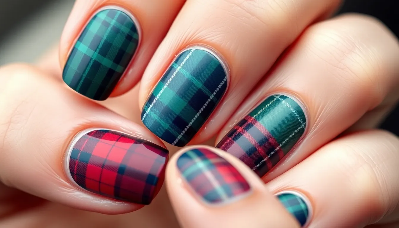 25 Stunning Preppy Nail Ideas: Classic French Tips, Plaid & Pearl Designs 4 25 Stunning Preppy Nail Ideas: Classic French Tips, Plaid & Pearl Designs 3