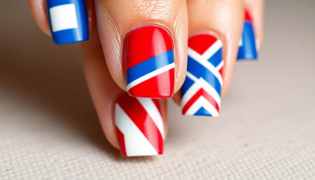 25+ Red White and Blue Nail Ideas That'll Make You Feel Extra Patriotic 4 25+ Red White and Blue Nail Ideas That'll Make You Feel Extra Patriotic 3