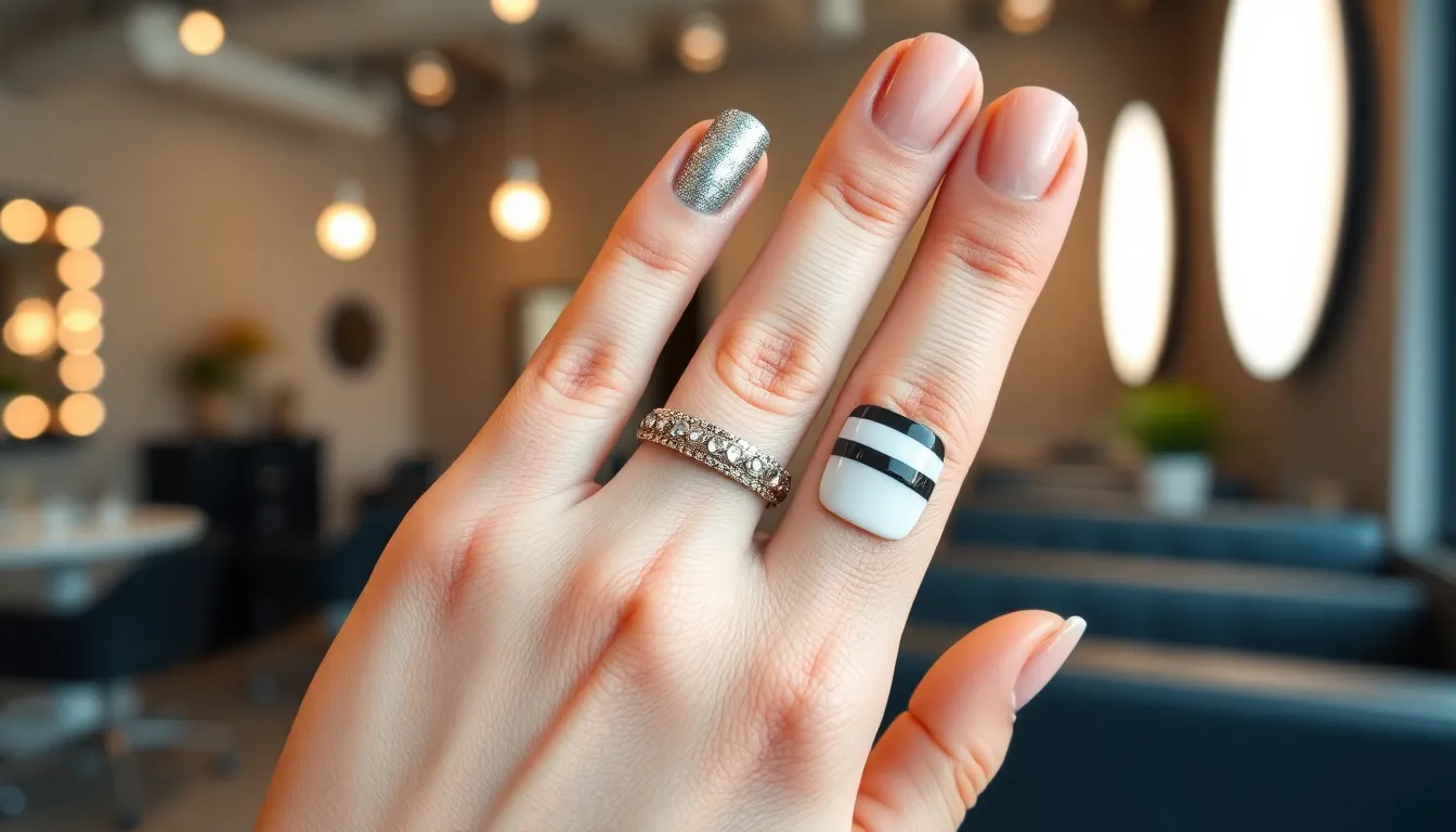 30 Simple Nail Ideas You Can Do at Home in Under 10 Minutes 4 30 Simple Nail Ideas You Can Do at Home in Under 10 Minutes 3