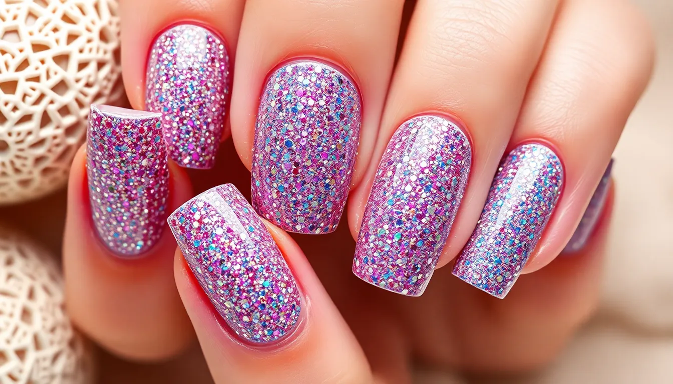 50+ Sparkly Nail Ideas That Will Make You Book Your Next Manicure ASAP 4 50+ Sparkly Nail Ideas That Will Make You Book Your Next Manicure ASAP 3