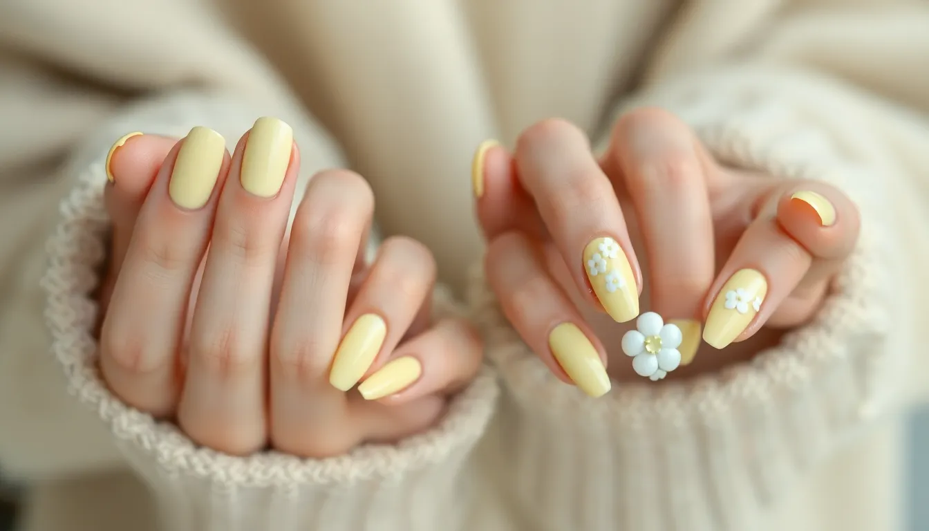50+ Stunning Yellow Nail Ideas: From Neon to Pastels & Chrome Designs 4 50+ Stunning Yellow Nail Ideas: From Neon to Pastels & Chrome Designs 3