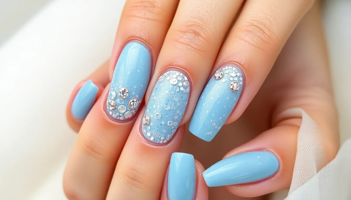 50+ Stunning Baby Blue Nail Ideas That'll Make You Ditch Your Go-To Color 6 50+ Stunning Baby Blue Nail Ideas That'll Make You Ditch Your Go-To Color 5