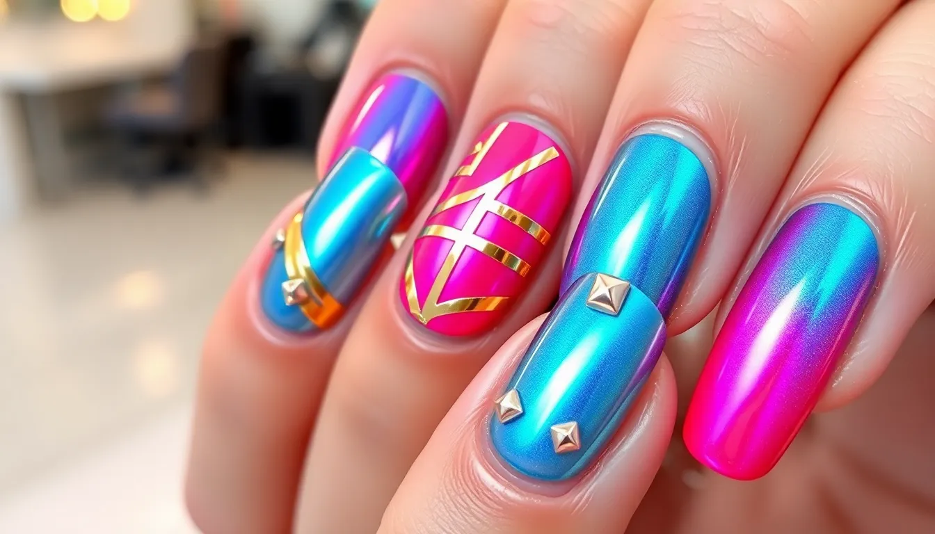 25 Bright Nail Ideas That Will Make Your Manicure Pop in 2025 5