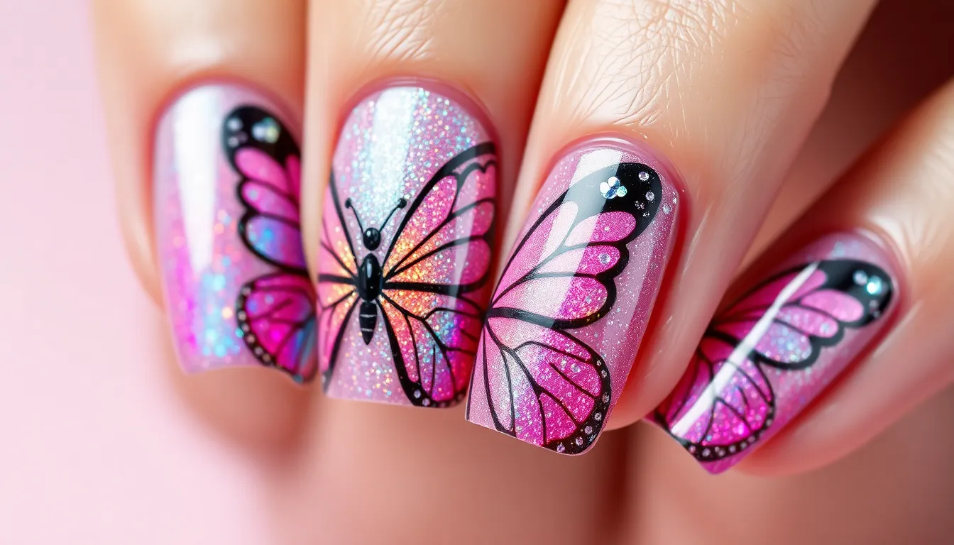25 Stunning Butterfly Nail Ideas to Transform Your Manicure in 2025 6 25 Stunning Butterfly Nail Ideas to Transform Your Manicure in 2025 5