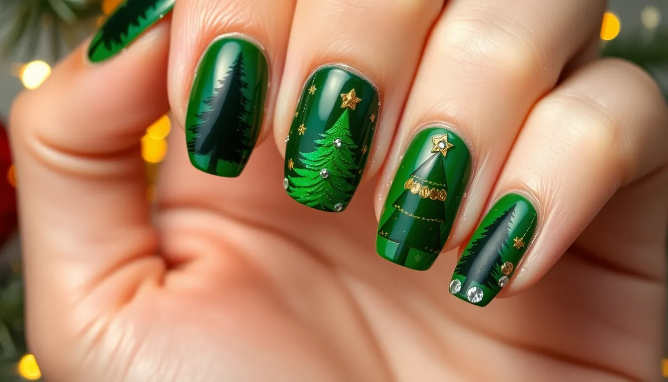 25+ Stunning Christmas Nail Design Ideas to Try This Holiday Season 6 25+ Stunning Christmas Nail Design Ideas to Try This Holiday Season 5