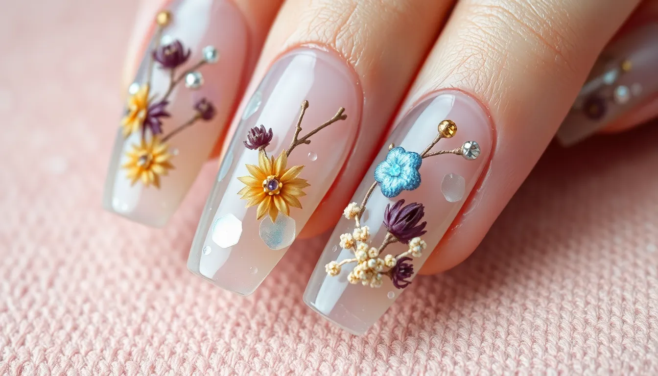 50+ Stunning Clear Nail Ideas: Minimalist to Glam Designs You'll Love 6 50+ Stunning Clear Nail Ideas: Minimalist to Glam Designs You'll Love 5