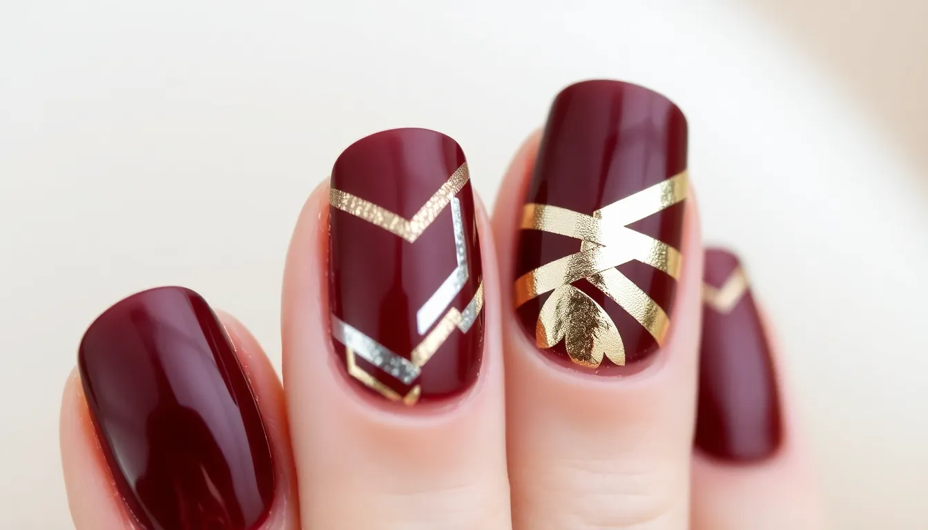 50+ Stunning Dark Red Nail Ideas: From Burgundy to Wine Red Designs (2025) 6 50+ Stunning Dark Red Nail Ideas: From Burgundy to Wine Red Designs (2025) 5