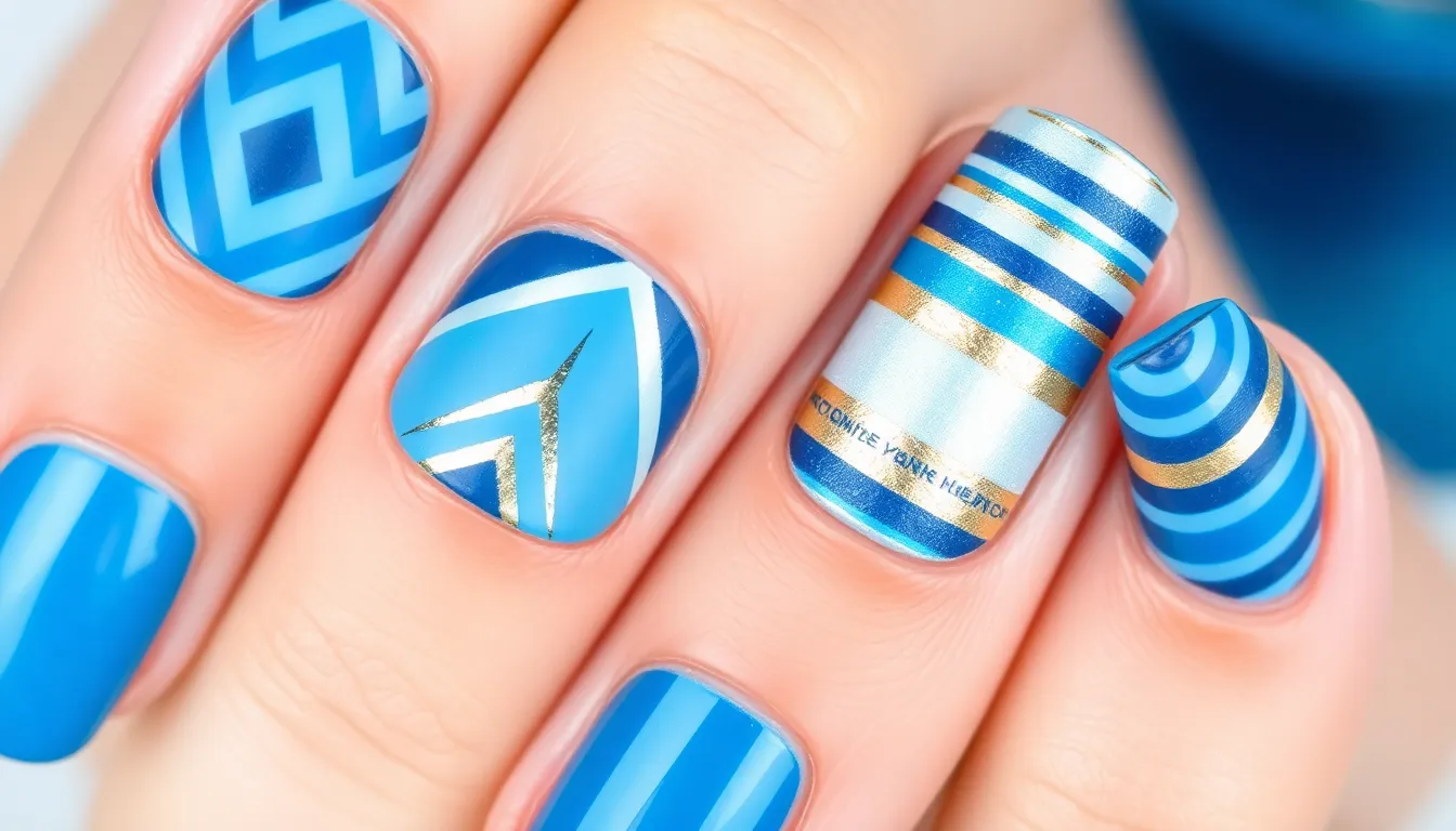50+ Stunning Blue Nail Ideas That'll Make You Ditch Your Go-To Polish 6 50+ Stunning Blue Nail Ideas That'll Make You Ditch Your Go-To Polish 5