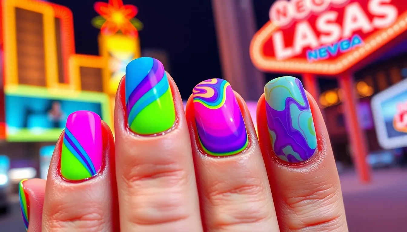 30 Stunning Nail Ideas for Vegas That Will Make You Instagram Famous 6 30 Stunning Nail Ideas for Vegas That Will Make You Instagram Famous 5