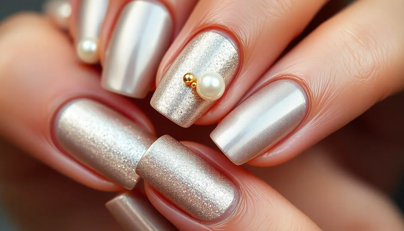 25 Stunning Preppy Nail Ideas: Classic French Tips, Plaid & Pearl Designs 6 25 Stunning Preppy Nail Ideas: Classic French Tips, Plaid & Pearl Designs 5