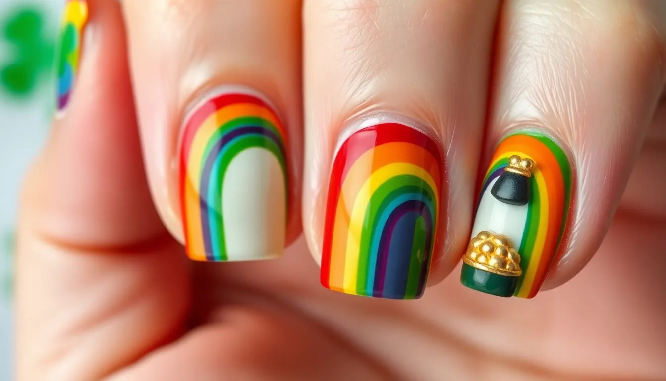 30 Saint Patrick Day Nail Ideas That'll Make You Feel Lucky (Easy DIY Designs) 5