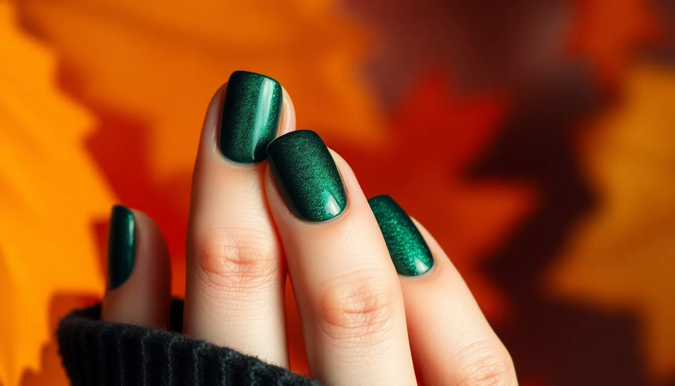 25 Stunning Dark Nail Ideas: From Gothic Art to Elegant Burgundy Designs 8 25 Stunning Dark Nail Ideas: From Gothic Art to Elegant Burgundy Designs 7