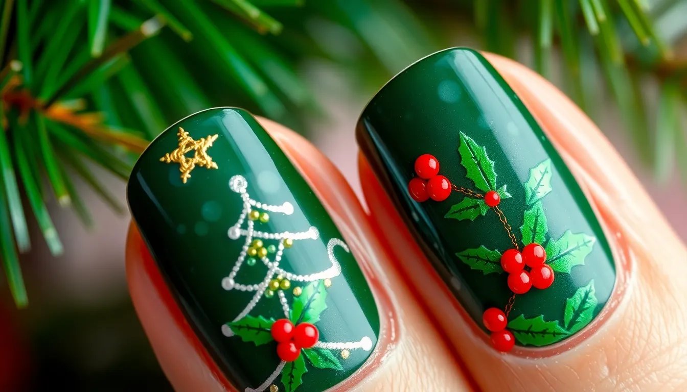 25 Stunning December Nail Ideas to Sparkle Through the Holidays 8 25 Stunning December Nail Ideas to Sparkle Through the Holidays 7