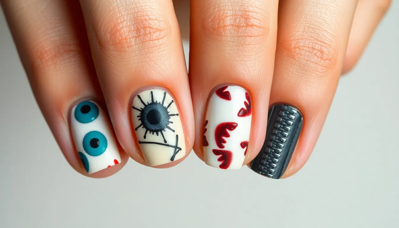 50+ Hilarious Funny Nail Art Ideas That'll Make Everyone Laugh (Easy DIY Guide) 7