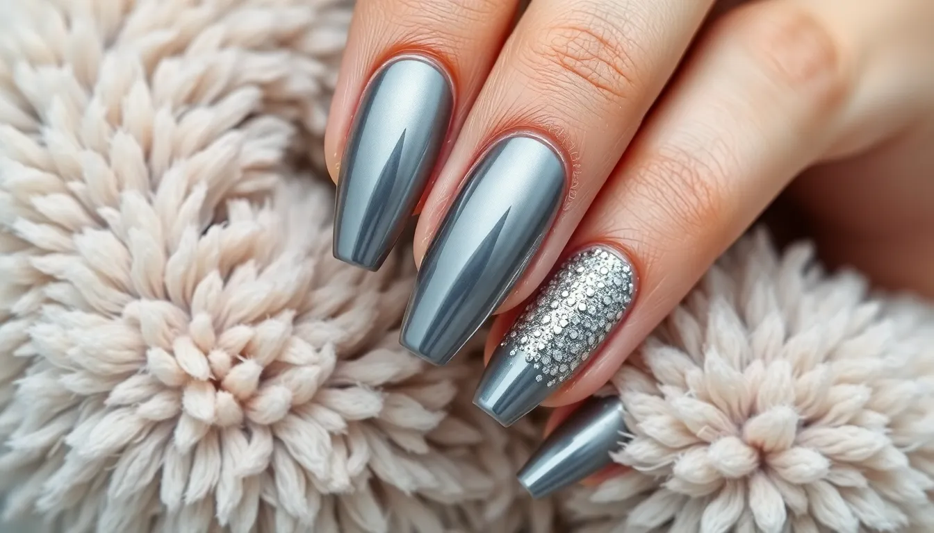 30+ Stunning Grey Nail Ideas: From Chic Marble to Metallic Designs That'll Wow 8 30+ Stunning Grey Nail Ideas: From Chic Marble to Metallic Designs That'll Wow 7