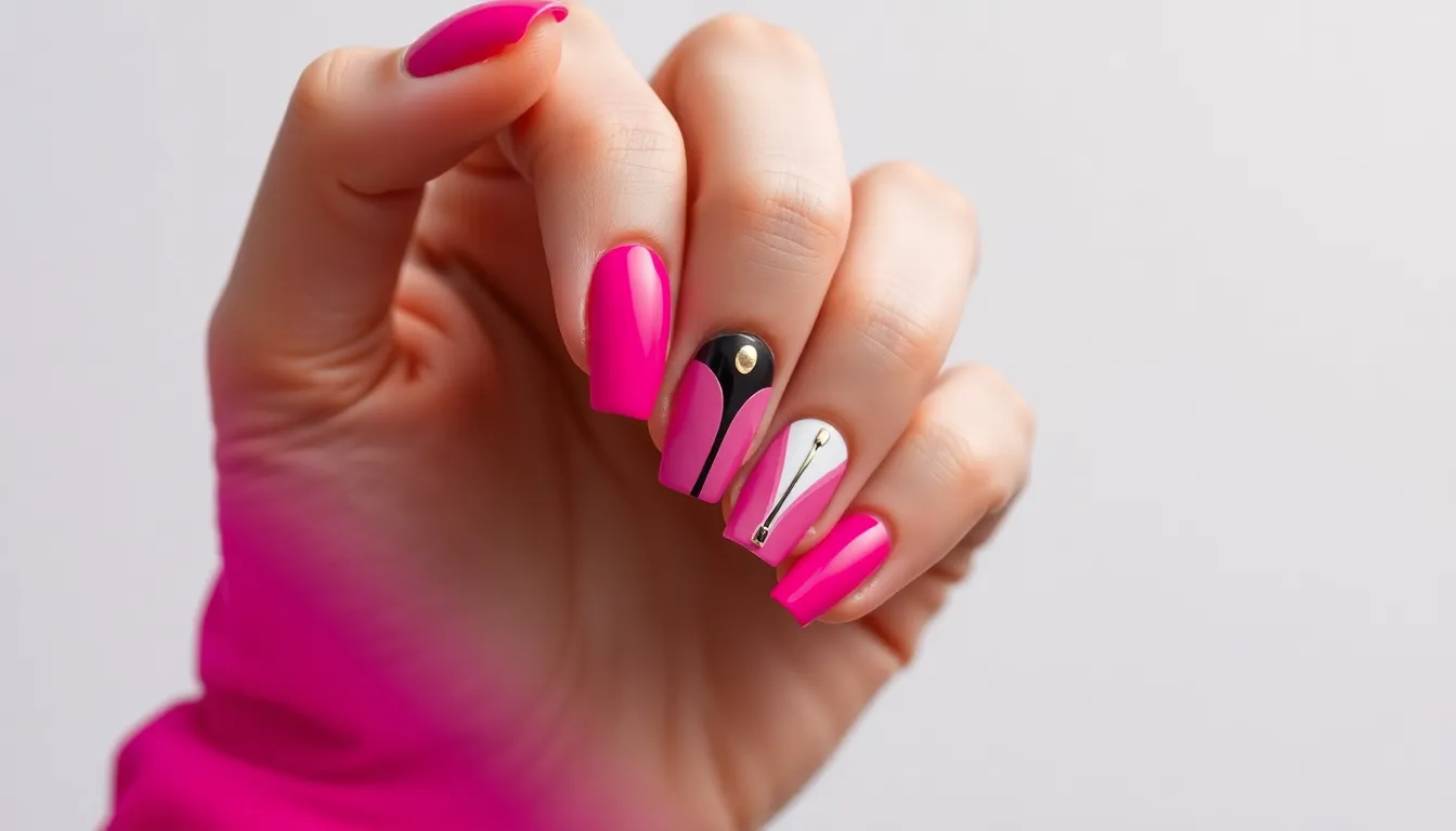 50+ Stunning Hot Pink Nail Ideas That'll Make You Stand Out in 2025 8 50+ Stunning Hot Pink Nail Ideas That'll Make You Stand Out in 2025 7