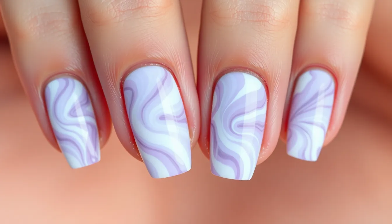 25+ Stunning Lilac Nail Art Ideas That'll Make You Ditch Your Go-To Shade 8 25+ Stunning Lilac Nail Art Ideas That'll Make You Ditch Your Go-To Shade 7