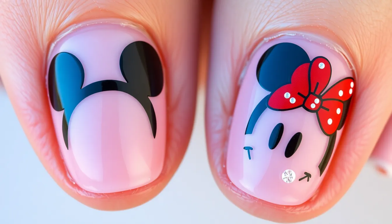 50+ Magical Mickey Mouse Nail Ideas (Easy DIY Designs for Disney Fans!) 7