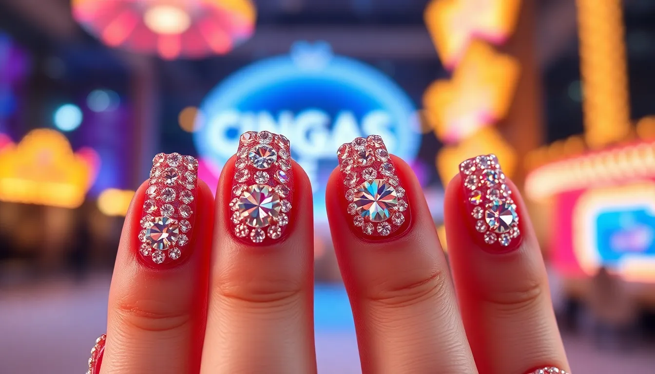 30 Stunning Nail Ideas for Vegas That Will Make You Instagram Famous 8 30 Stunning Nail Ideas for Vegas That Will Make You Instagram Famous 7