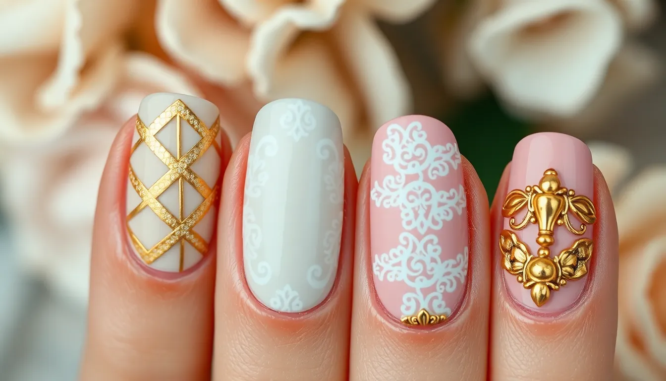 50+ Stunning Wedding Nail Ideas Every Bride Needs to See (2025 Guide) 7