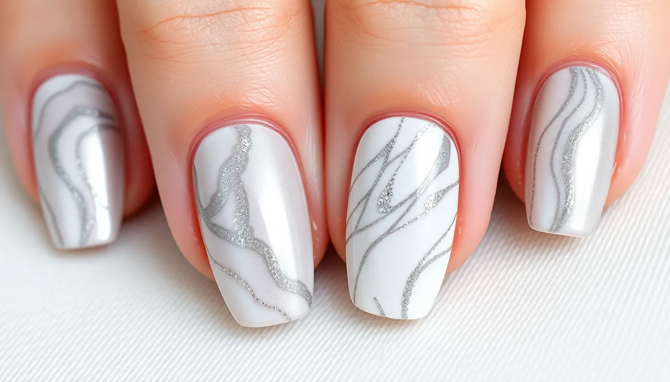 25+ Stunning Silver Nail Ideas That Will Make You Shine (Easy DIY Guide) 8 25+ Stunning Silver Nail Ideas That Will Make You Shine (Easy DIY Guide) 7