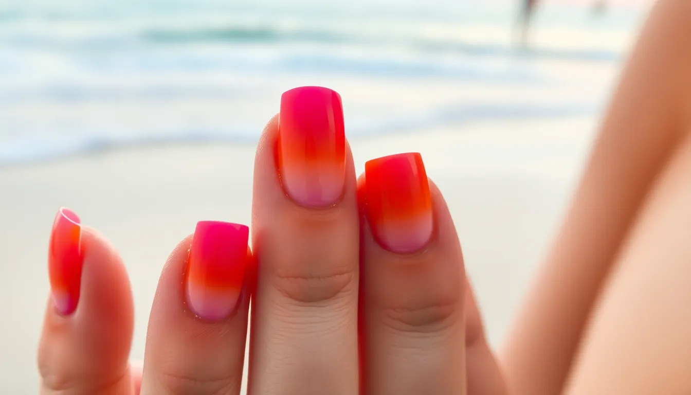 30 Stunning Tropical Nail Ideas to Transform Your Summer Manicure 8 30 Stunning Tropical Nail Ideas to Transform Your Summer Manicure 7