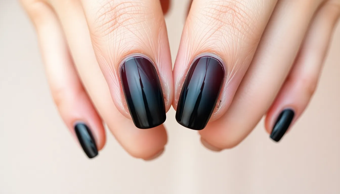 30+ Stunning Black Nail Art Ideas That'll Make You Ditch Color Forever 9