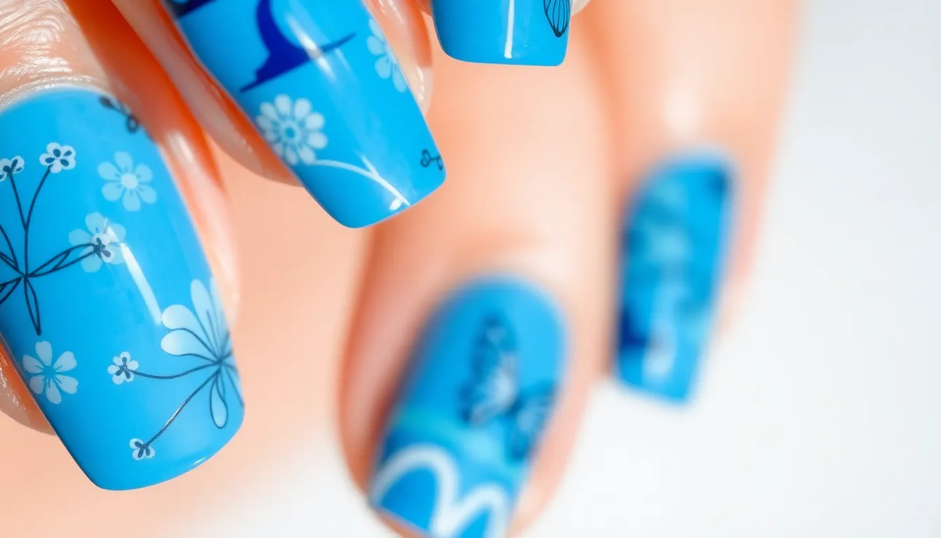 50 Stunning Blue Nail Design Ideas to Try in 2025 (Photos + Tutorials) 10 50 Stunning Blue Nail Design Ideas to Try in 2025 (Photos + Tutorials) 9