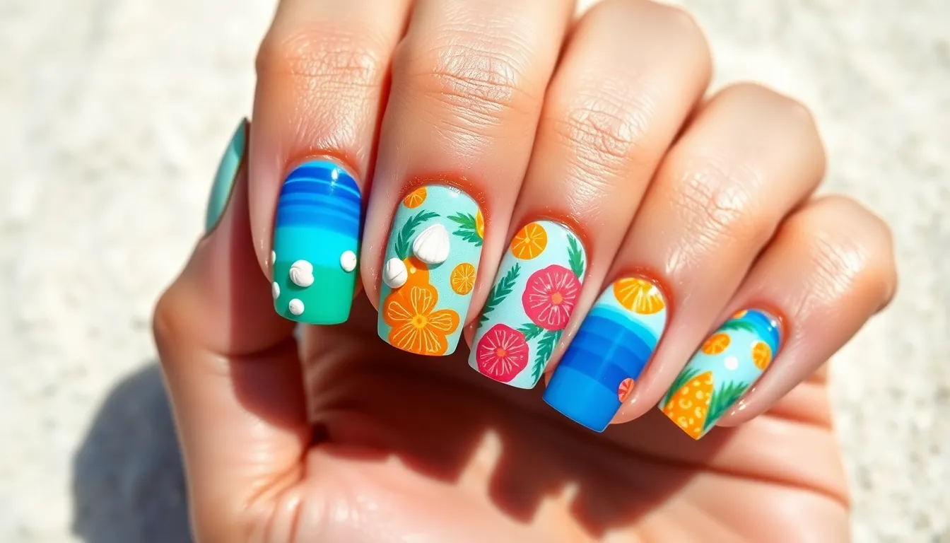 25 Bright Nail Ideas That Will Make Your Manicure Pop in 2025 9