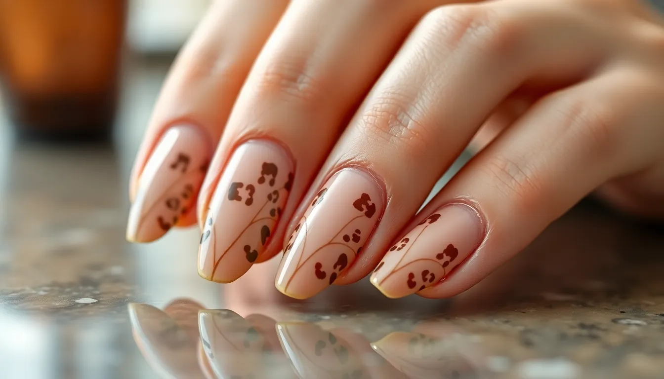 25 Stunning Cheetah Nail Ideas That'll Make You Feel Fierce and Fabulous 10 25 Stunning Cheetah Nail Ideas That'll Make You Feel Fierce and Fabulous 9