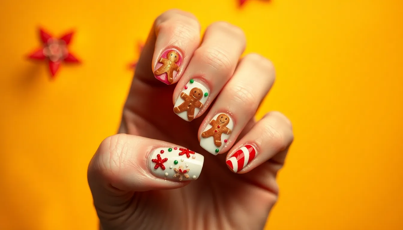 25 Easy Christmas Nail Ideas You Can Do at Home in Under 30 Minutes 9