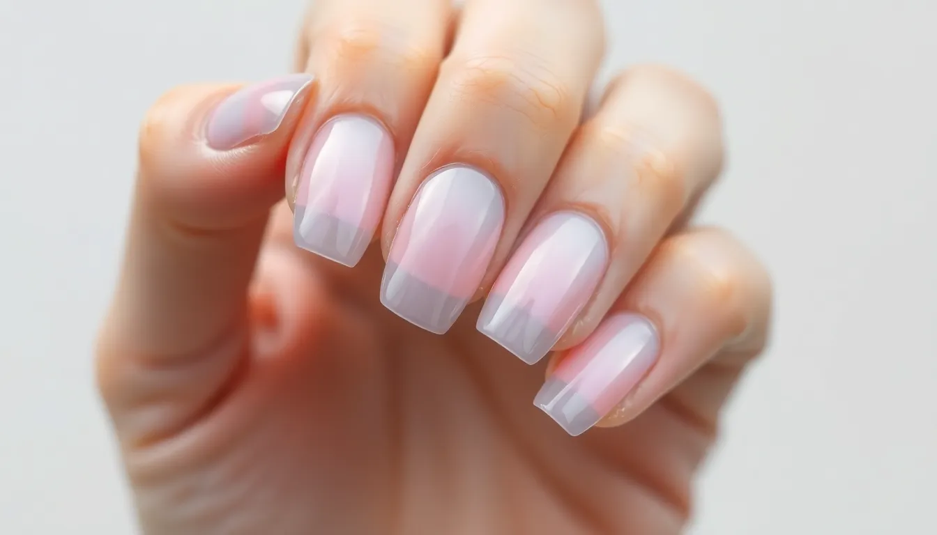 50+ Stunning Clear Nail Ideas: Minimalist to Glam Designs You'll Love 10 50+ Stunning Clear Nail Ideas: Minimalist to Glam Designs You'll Love 9