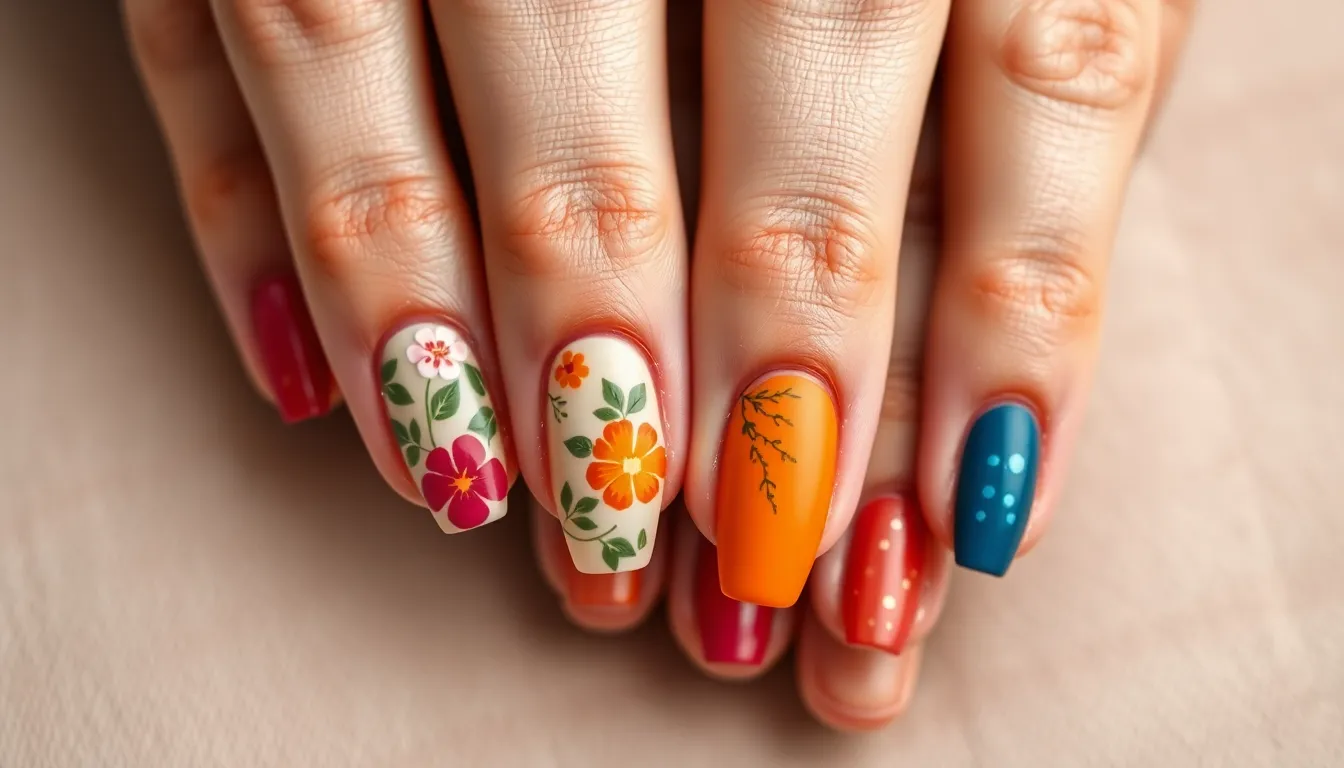50+ Stunning Colorful Nail Ideas That Will Transform Your Manicure Game 10 50+ Stunning Colorful Nail Ideas That Will Transform Your Manicure Game 9