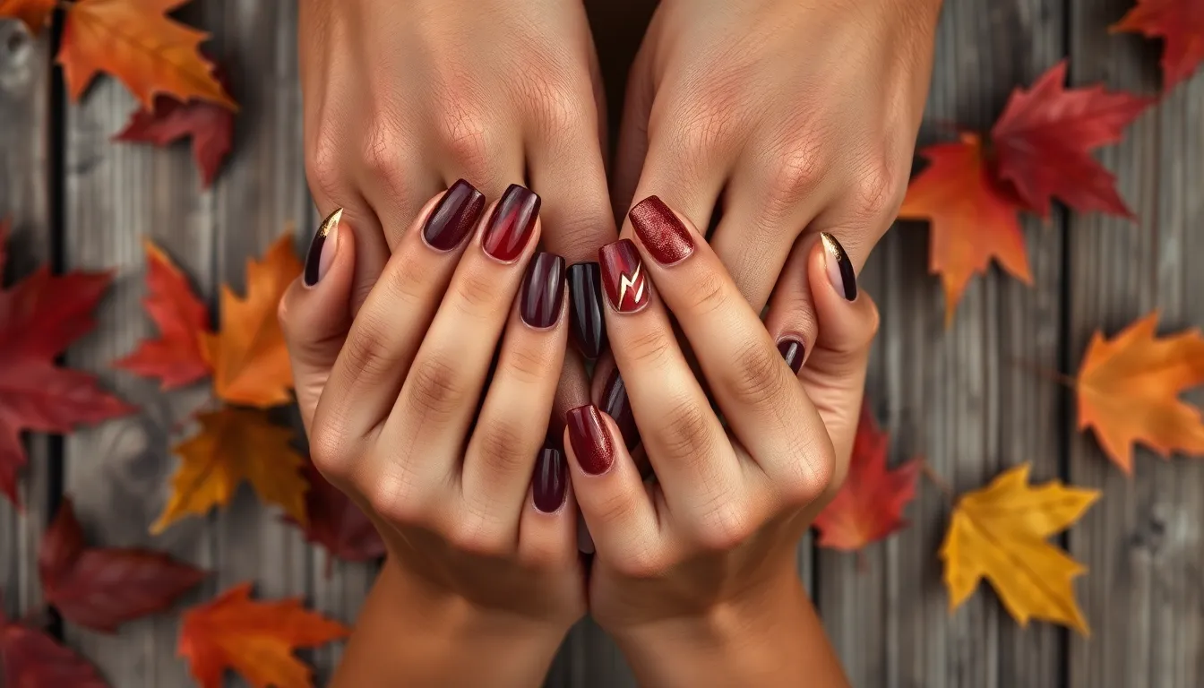 15 Gorgeous Fall Nail Color Ideas to Transform Your Autumn Manicure 10 15 Gorgeous Fall Nail Color Ideas to Transform Your Autumn Manicure 9