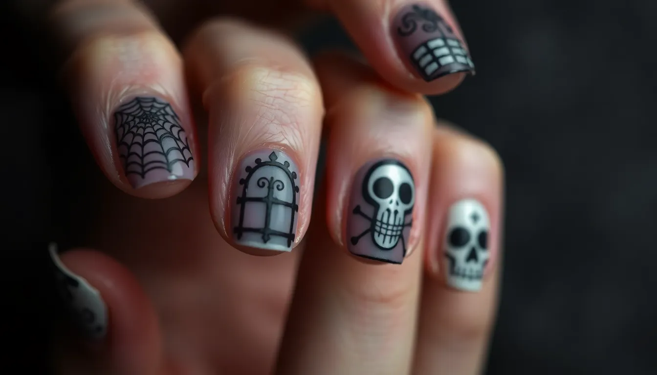 30+ Dark & Stunning Goth Nail Ideas to Transform Your Manicure 9