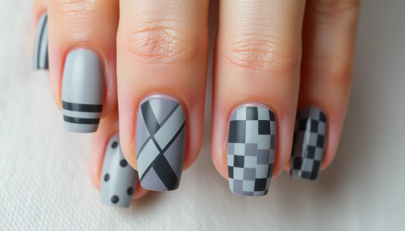 30+ Stunning Grey Nail Ideas: From Chic Marble to Metallic Designs That'll Wow 10 30+ Stunning Grey Nail Ideas: From Chic Marble to Metallic Designs That'll Wow 9