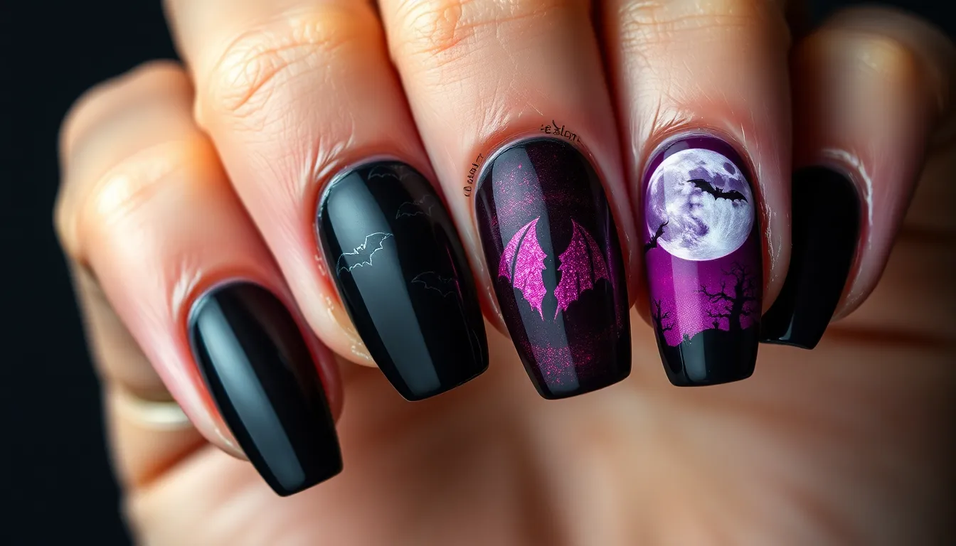 50+ Spooky Halloween Nail Art Ideas That'll Make Your Costume Complete 10 50+ Spooky Halloween Nail Art Ideas That'll Make Your Costume Complete 9
