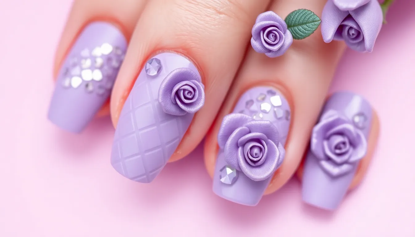 50+ Stunning Lavender Nail Ideas: From Simple DIY to Glam Designs (2025) 10 50+ Stunning Lavender Nail Ideas: From Simple DIY to Glam Designs (2025) 9