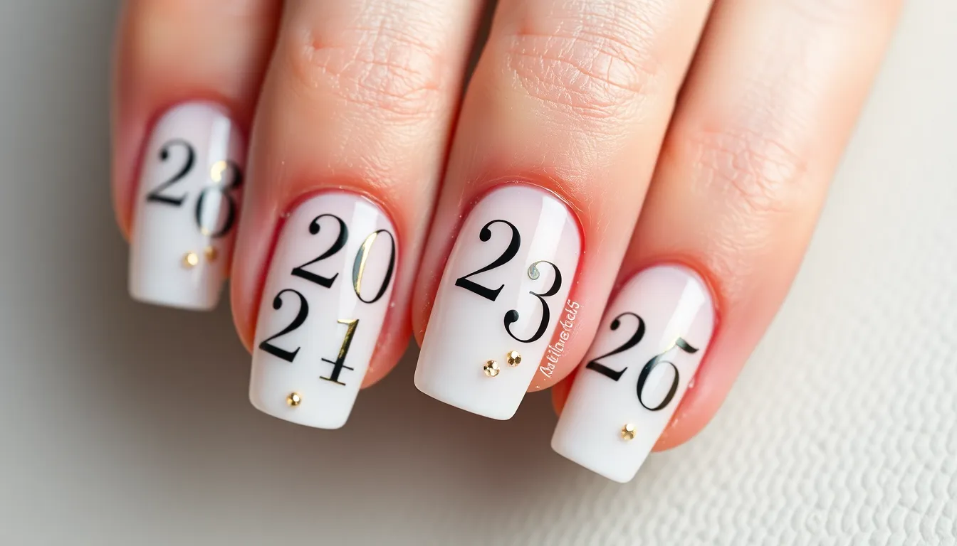 50+ Stunning Nail Art Ideas for New Year That'll Make You Sparkle All Night 10 50+ Stunning Nail Art Ideas for New Year That'll Make You Sparkle All Night 9