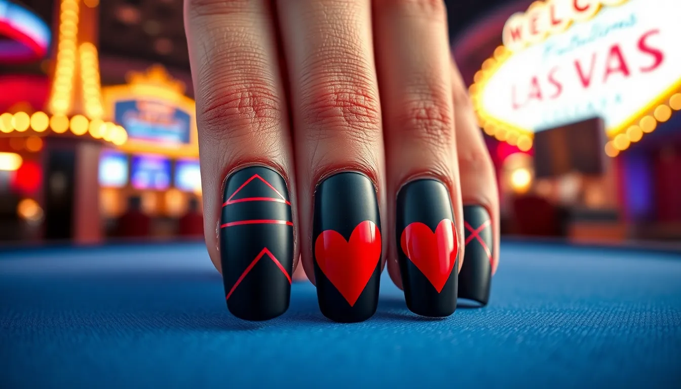 30 Stunning Nail Ideas for Vegas That Will Make You Instagram Famous 10 30 Stunning Nail Ideas for Vegas That Will Make You Instagram Famous 9
