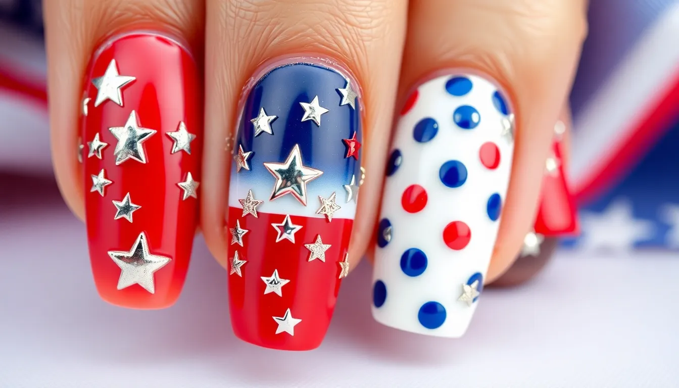25+ Red White and Blue Nail Ideas That'll Make You Feel Extra Patriotic 10 25+ Red White and Blue Nail Ideas That'll Make You Feel Extra Patriotic 9