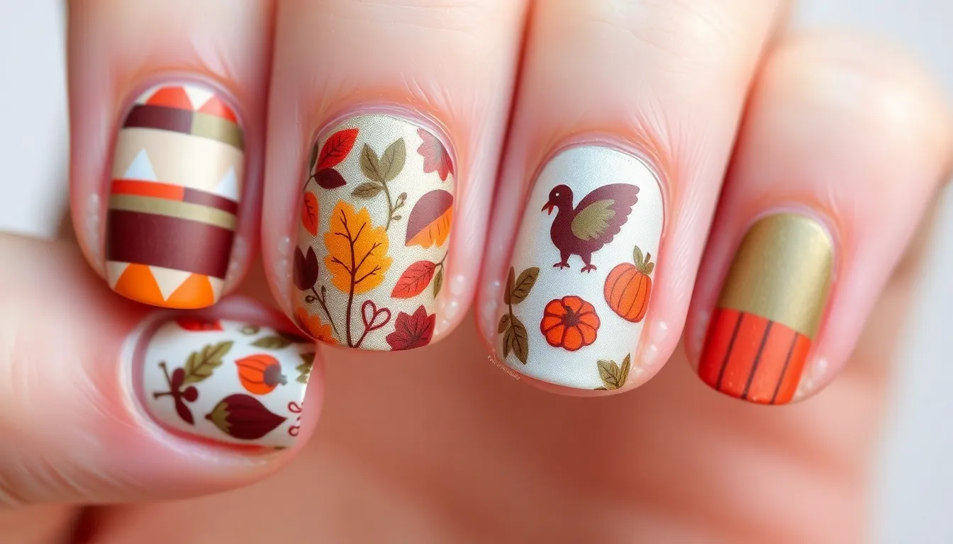 25 Stunning Thanksgiving Nail Ideas: Easy DIY Designs for Every Skill Level 10 25 Stunning Thanksgiving Nail Ideas: Easy DIY Designs for Every Skill Level 9